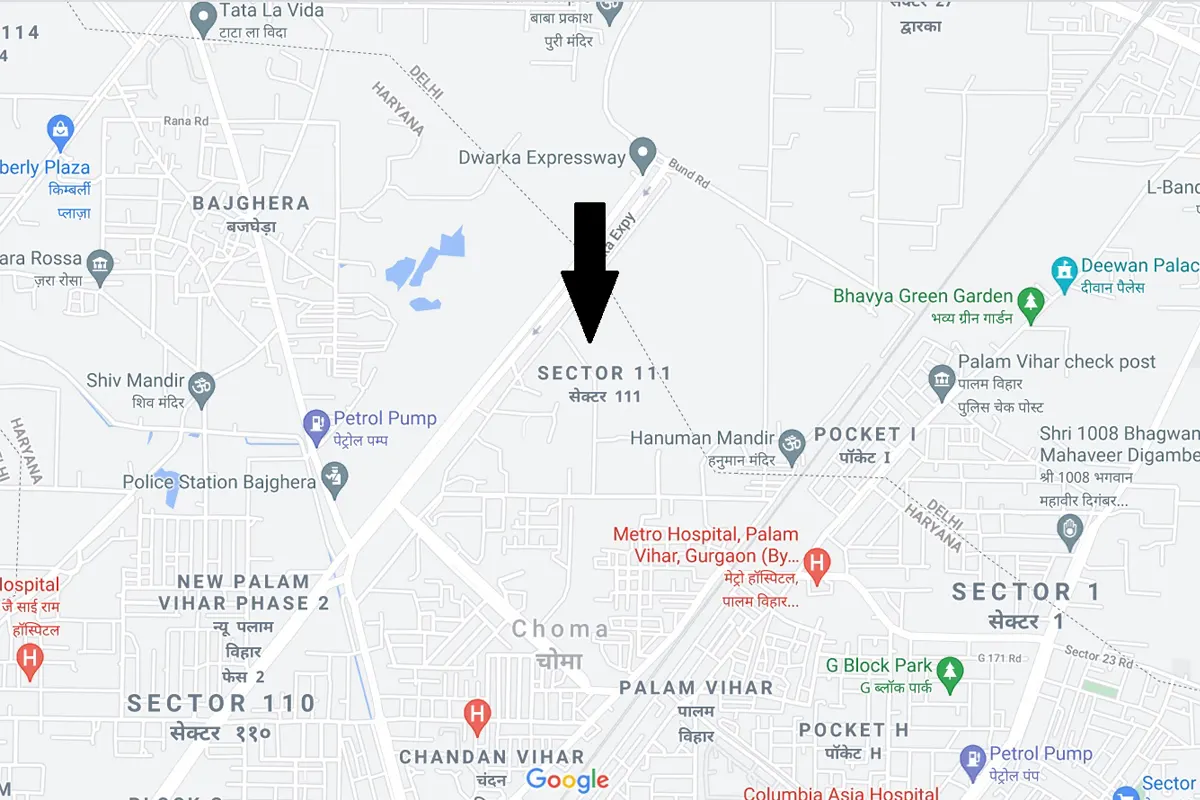 M3M Billionaire's Block Location Image