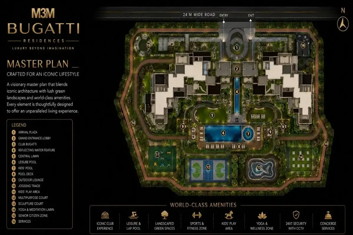 Bugatti at Sector 58 Master Plan Image