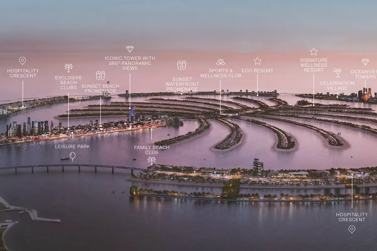 Palm Jebel Ali - Frond F Master Plan Image
