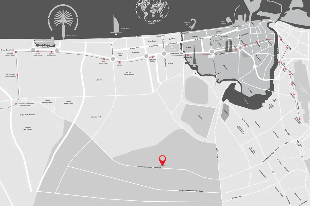Samana Eden Barai Location Image