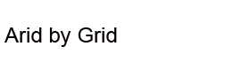 Arid by Grid Logo