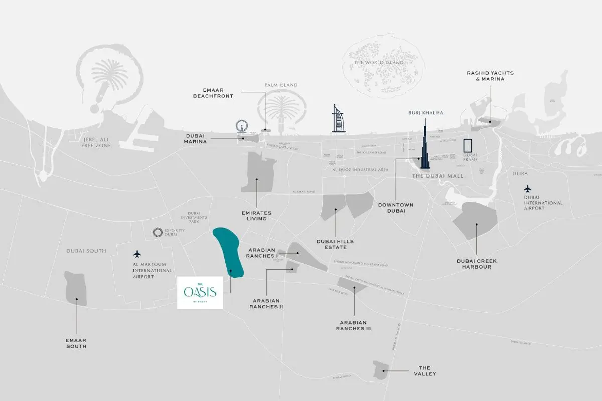 Valoria at The Oasis Location Image