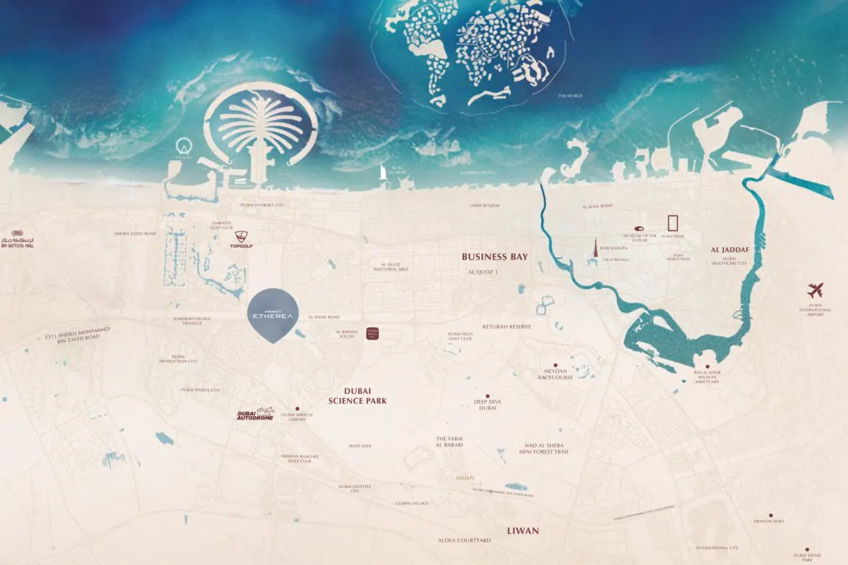 Binghatti Etherea Master Plan Image