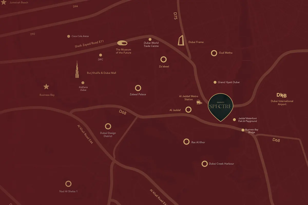 Binghatti Spectre Location Image